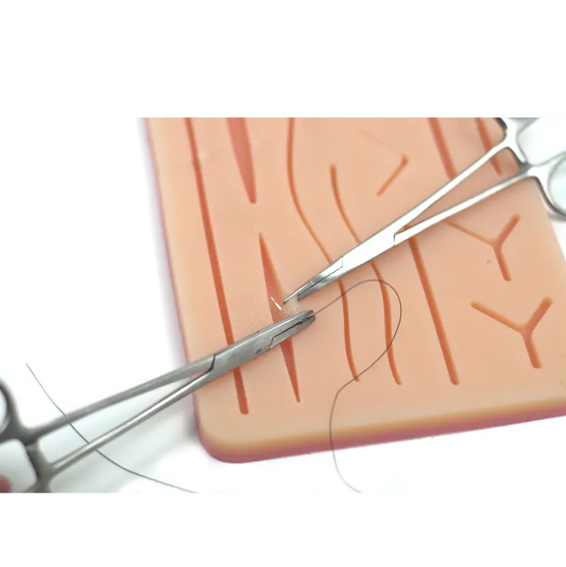 Kit de pratique de tampon de suture chirurgicale, module de pratique de tampon de suture cutanée, kit de suture pour la formation